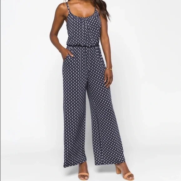 Kaileigh Pants - Kaileigh Stitch Fix Adalia Jumpsuit  Knit Navy NWT Size XS
